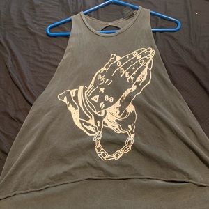 Obey summer backless shirt